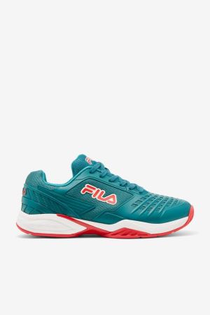 FILA Axilus 2 Energized Tennis Shoes White / Red,Mens Tennis | CA.VLTWYB149